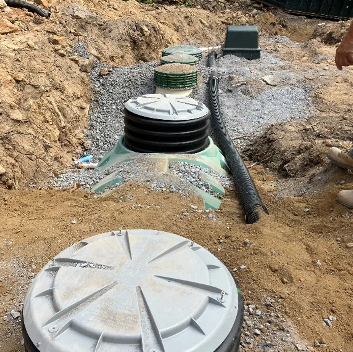 FujiClean alternative onsite sewage system new installation