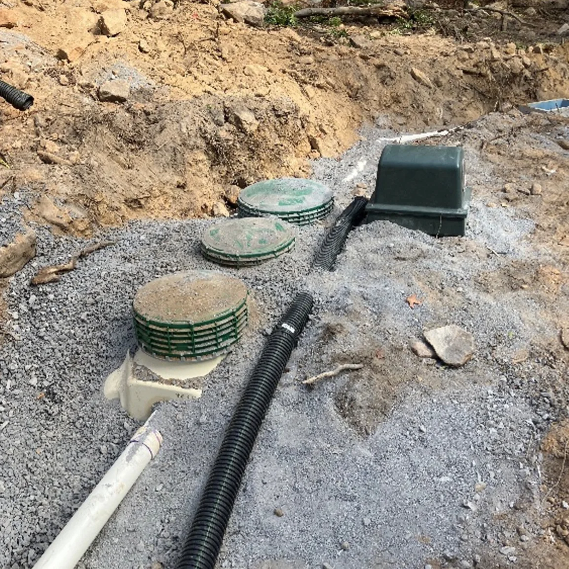 FujiClean alternative onsite sewage system new installation